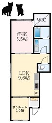 萩原天神駅 徒歩26分 1階の物件間取画像